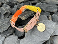 Load image into Gallery viewer, Braided dog collar for small dogs made of vegan leather