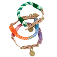 Load image into Gallery viewer, Braided dog collar for small dogs made of vegan leather