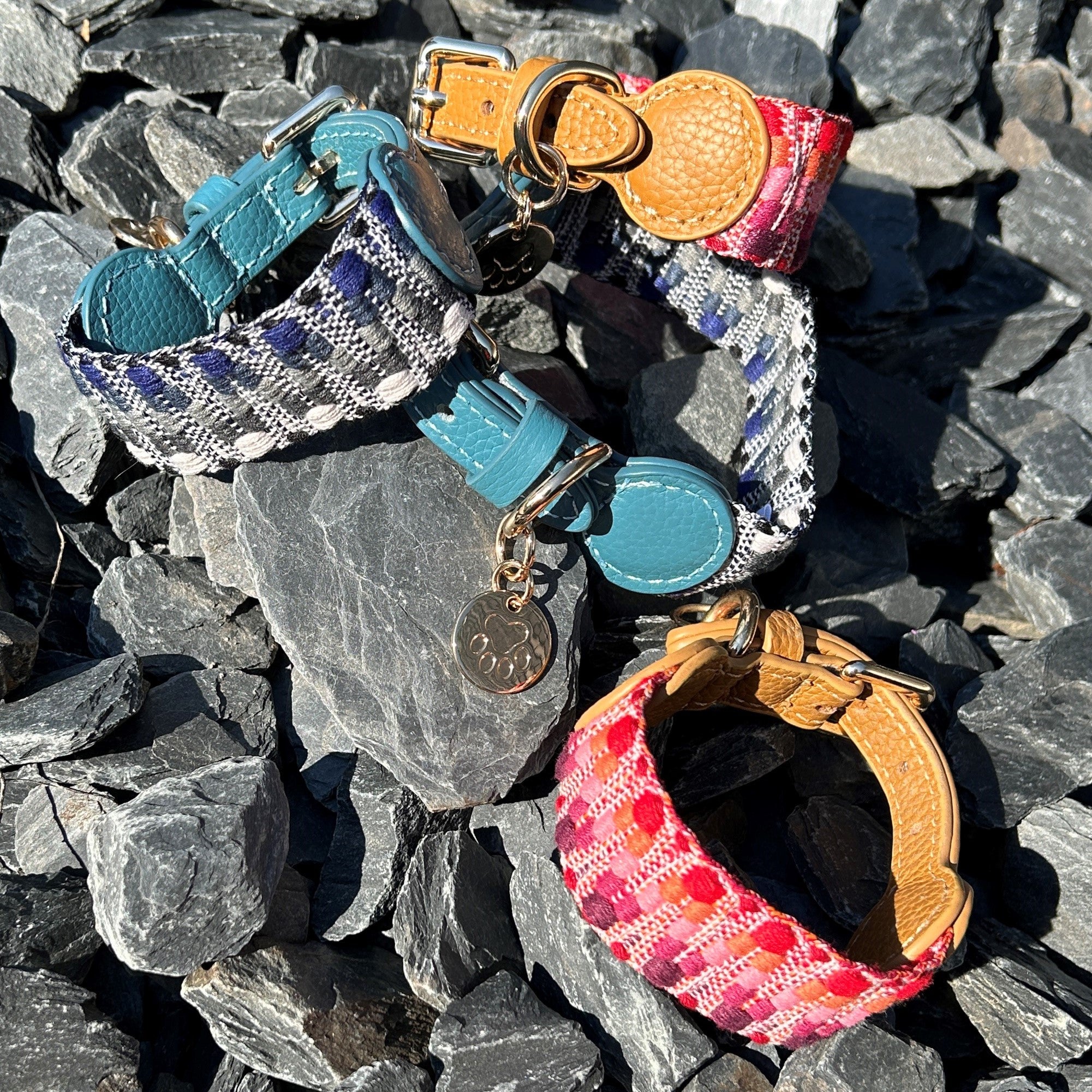 Knitted adjustable dog collar ⋆ Nala's Dog World