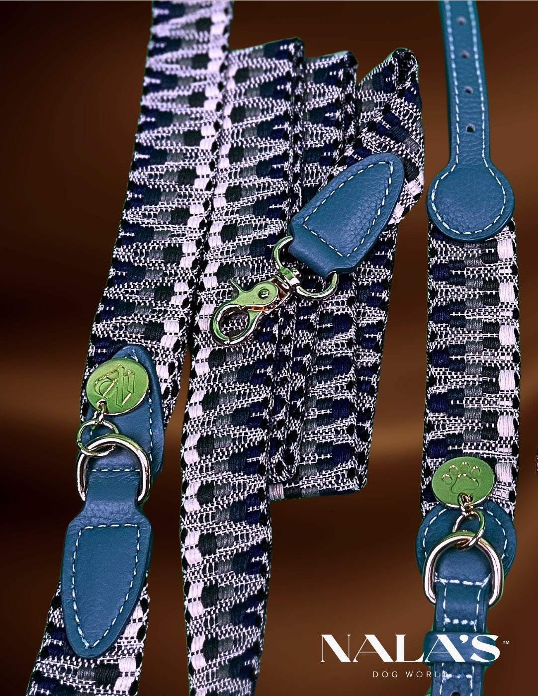 犬服・アクセサリー Lana Knitted leash ⋆ Nala's Dog World